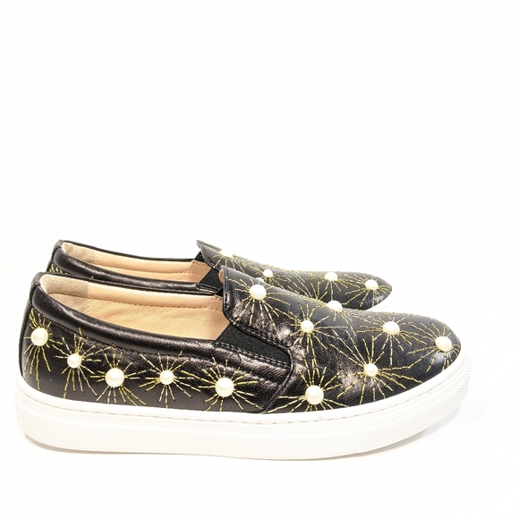 Aquazzura Cosmic Pearls Slip on Shoes - Picture 3 of 6